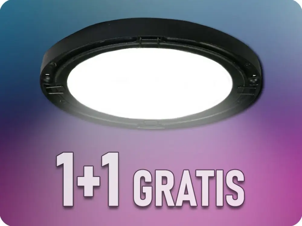 Outlet LED Highbay 200W, 20400lm, 110°, IP65, 1+1 gratis!