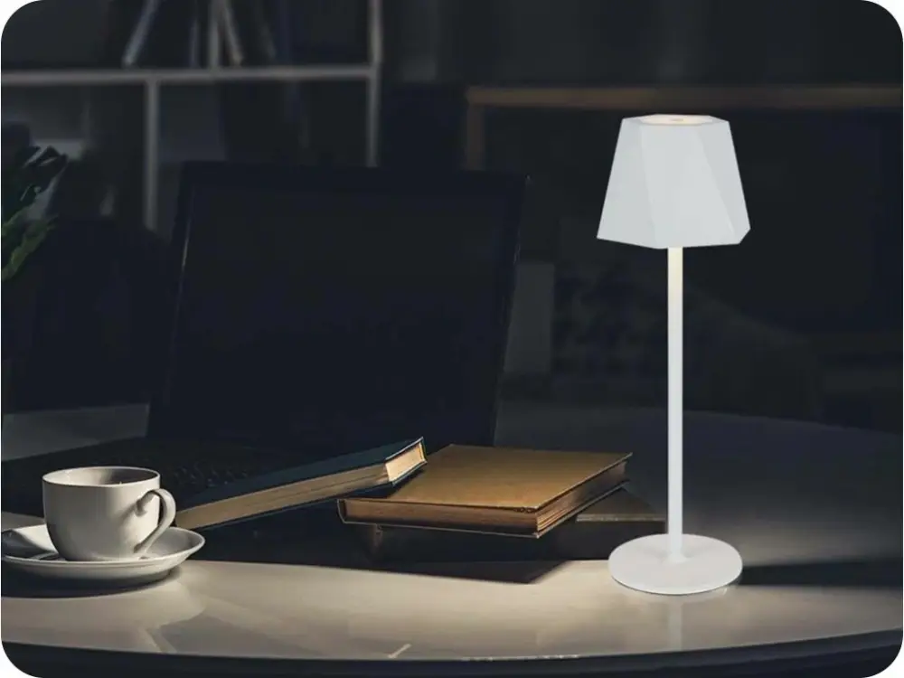 LED újratölthető asztali lámpa 1,5W, 150lm, szabályozható, IP20, fehér, CCT Kedvezményes ár