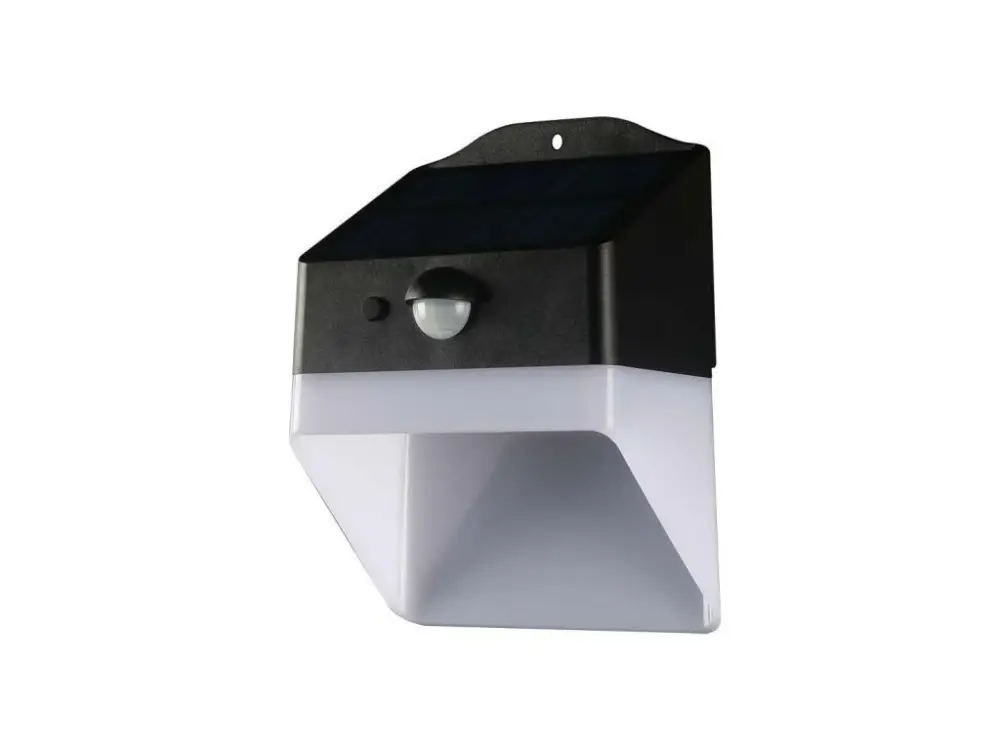 LED napelemes fali lámpa PANDA érzékelővel 2W, 200lm, 1200mAh, 4000K, IP65 Vedd meg online
