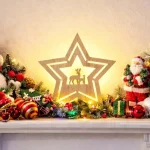 LED fali dekoráció Karácsonyi csillag 24xLED [1V261] Különleges ajánlat