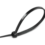 Újdonság Kábelkötegelő 2,5x100mm, fekete, 100 db-os csomag [11160]