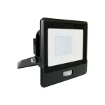 Korlátozott ajánlat LED reflektor PIR érzékelővel 30W, 2340lm, Samsung chip, 100°, IP65, fekete