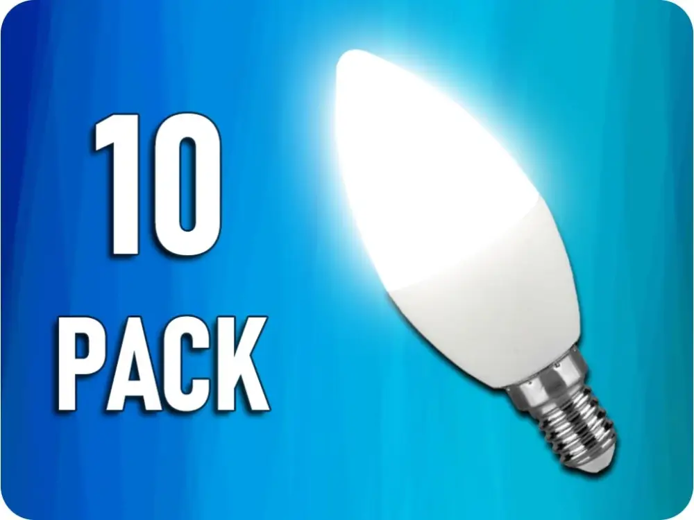 E14 led izzó 3,7W,320lm, gyertya/10-PACK! Szuper ajánlat