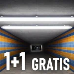 Olcsóbb LED vízálló lámpa 36W, 3900lm, IP65, 120cm, csatlakoztatható, 1+1 gratis!