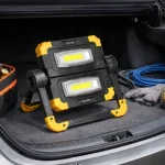 ORNO újratölthető LED spotlámpa GEMINIX 2x10W, 1200ml, IP44, 4000K, 5000mAh [AD-NR-6466L4] Outlet
