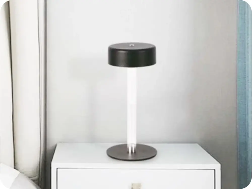 Ajánlat LED újratölthető asztali lámpa 3W, 210lm, CCT, fekete, IP20
