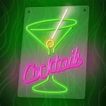 Exkluzív ajánlat Forever Light Neon LED dekoráció COCKTAILS szabályozható, 5V, USB [RTV100453]