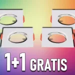 Legjobb ár Keretek GU10/GU5.3 spot izzóhoz, négyzet, fehér, 2 db-os csomag, 1+1 gratis!