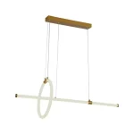 Vásárlói kedvenc Design függő LED lámpa 16W, 1820lm, 3000K, arany