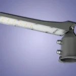 Prémium LED vonal LED közvilágítás FLAMINGO adapterrel, 100W, 10000lm, IP65, 4000K, szürke [203808]