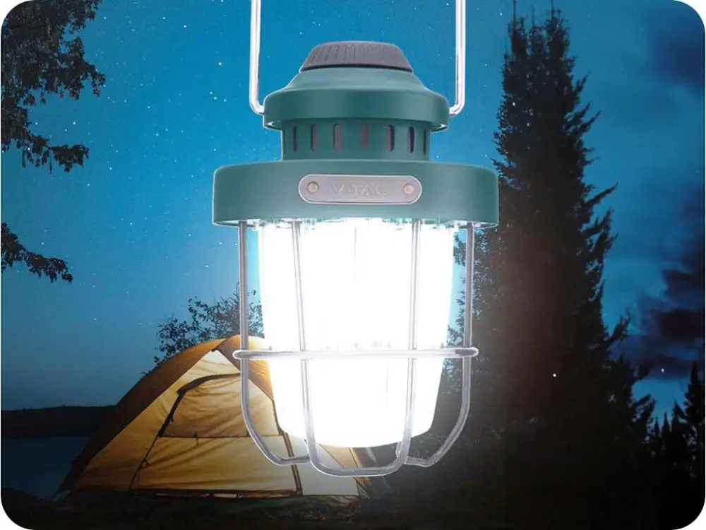 Prémium Kemping újratölthető LED lámpa 3W, 230lm, 2700K/6500k szabályozható, 2000mAh, USB-C, IP44