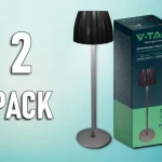 LED ASZTALI LÁMPA 2,7W, 110LM, ÉRINTŐS, DIMMELHETŐ, 3IN1, FEKETE/2-PACK! Csak ma