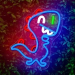 Korlátozott ajánlat Forever Light Neon LED dekoráció szabályozható DINO kék, USB [RTV100441]