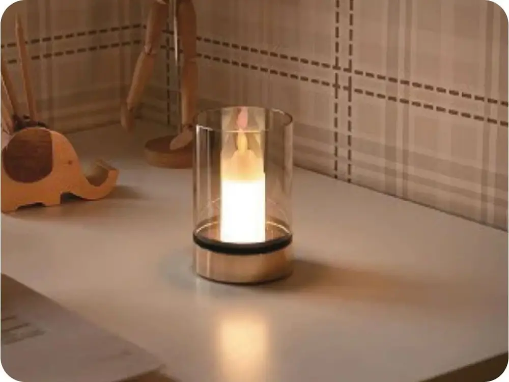 LED ÚJRATÖLTHETŐ ASZTALI LÁMPA GYERTYA 2W, 110LM, IP20 Biztonságos vásárlás