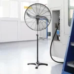 IPARI ÁLLVÁNYOS VENTILÁTOR 150W, Ø65CM, FÉM, MAXIMÁLIS MAGASSÁG 1,8M [FANWPW40R] Outlet