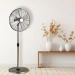 ACA ÁLLVÁNYOS VENTILÁTOR 60W, Ø45CM MAXIMÁLIS MAGASSÁG 1,35M, NIKKEL [FANSMPS50] Utolsó esély