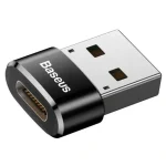 Ne maradj le BASEUS ADAPTER USB-C-RŐL USB-A, 3A, FEKETE [018317]