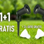Korlátozott ajánlat Kerti süllyesztett lámpa, IP65, 1+1 gratis + 2x GU10 izzó gratis!