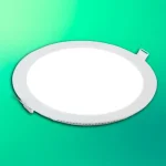 LED BEÉPÍTETT PANEL TÁPELLÁTÁSSAL 22W, 2265LM, KEREK, 4000K Azonnali szállítás