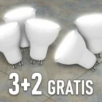 LED IZZÓ GU10, 7.5W, 610lm, 110°, 3+2 GRATIS! Ajánlat