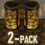 SOLAR LED LÁMPA MAROKKÓI LEVELEK 12LM, 3000K/2-PACK![RTV200121] Olcsóbb