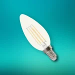 Különleges ajánlat RETRO LED FILAMENT IZZÓ E14, 5,5W, 600LM, GYERTYA, DIMMÁLHATÓ