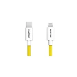 Legkelendőbb PANTONE KÁBEL MFI USB-C – LIGHTNING 1,5 M, 3A, 60 W, SÁRGA [GSM174230]