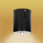 LED SZERELT LÁMPA KORIN 10 1XE27 IZZÓHOZ, FEKETE [AD-OD-6179BE27] Csak ma