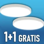LED LÁMPA 24W, 2500LM, KEREK, FEHÉR KERET, SAMSUNG CHIP, 1+1 gratis! Gyors kiszállítás
