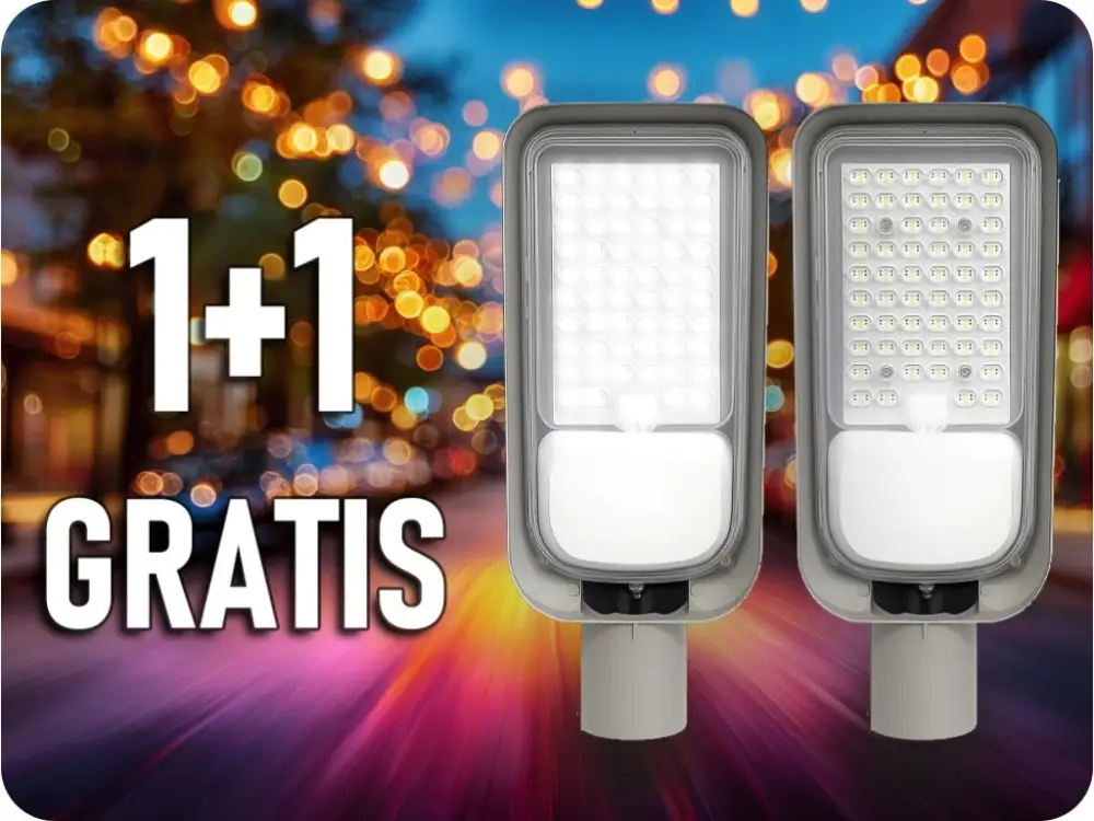 LED utcai lámpa 30W, 2505lm, 115°, IP65, 1+1 gratis! Vedd meg most