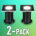 Led süllyesztett lámpatest GU10 izzókhoz, IP65/2-PACK! Különleges ajánlat