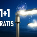 Alacsony ár LED közvilágítás állítható adapterrel 100W, 9400lm, 100°, SAMSUNG CHIP, 1+1 gratis!