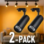 Olcsó LED sínlámpa 40W, 3150lm, CRI>90, 35°, CCT színváltozás 2700K/4000K/6000K/2-PACK!