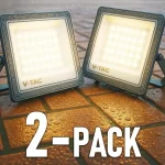 Szuper ajánlat LED REFLEKTOR 50W, 5000lm, IP65, CCT, SZÍVVÁLTÁS 3000K/4000K/6500K, SZÜRKE/2-PACK!