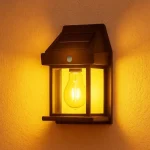 LED napelemes lámpa PIR érzékelővel, 3 üzemmód, 100lm [WL918] Végkiárusítás
