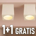 Árengedmény LED felületre szerelhető lámpatest CHLOE 7W, 560lm, CCT, négyzet alakú, fehér, 1+1 gratis! [SLI043034CCT_PW]