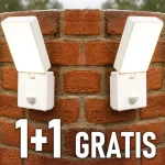 Kerti LED lámpa mozgásérzékelővel ENID 10W, 800lm, IP65, fehér, 1+1 gratis! [AD-OP-6605WLPMR4] Szuper ajánlat
