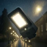 LED napelemes utcai lámpa 20W, 3000lm, CCT Szezonális akció