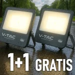 Ajánlat LED reflektor 100W, 11480lm, CREE CHIP, fekete, 1+1 gratis!
