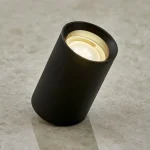 GU10 mennyezeti lámpa, kerek, fekete Szezonális akció