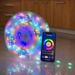 Smart LED dekorációs lánc 5m, 5W, RGB, IP65 [ML61623] Outlet