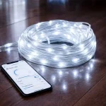 Gyors szállítás Smart LED dekorációs lánc 20m, 2,7W, 6500K, IP65 [ML61610]
