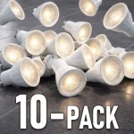 Azonnal elérhető LED izzó GU10 4.5W, 345lm, 38°/10-PACK!