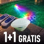 LED medencei izzó RGB távirányítóval 12W, 1260lm, PAR56, 12V, 1+1 gratis! Árengedmény