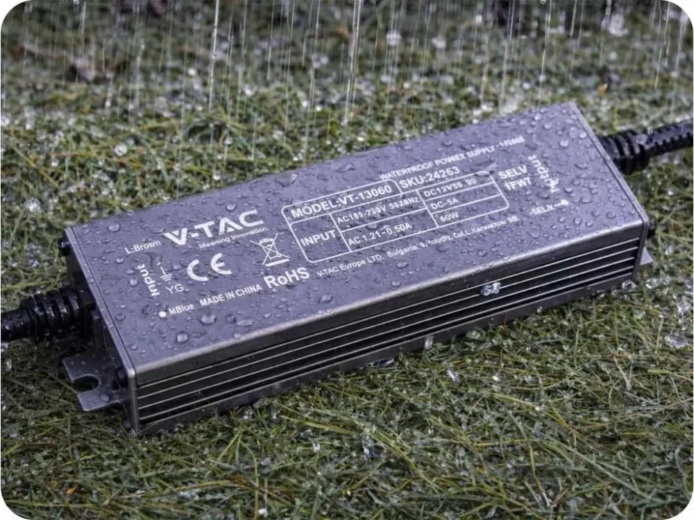 Legnépszerűbb LED tápegység 60W, 12V, 5A, IP67
