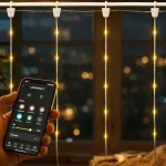 Ecolight Magic függöny 300LED, 3x1m, DC:5V/1A Outlet