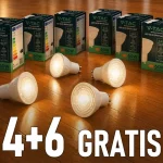 Rendeld meg most GU10 LED IZZÓ 6W, 445LM, 110°, 4+6 gratis!