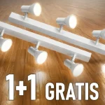 Olcsóbb Mennyezeti belső lámpa RIO 3xGU10, fehér, 1+1 gratis! [AD-OP-6431WGU10]