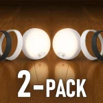 LED kültéri világításérzékelővel, CCT, 15/18/20W, 1800lm, 2az1 - fehér és fekete házzal/2-PACK! [WO780-2] Biztonságos fizetés