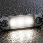 Árcsökkenés LED oldalsó helyzetjelző lámpa FEHÉR 0,4/0,8 W, 12/24 V, IP67 [L1317]